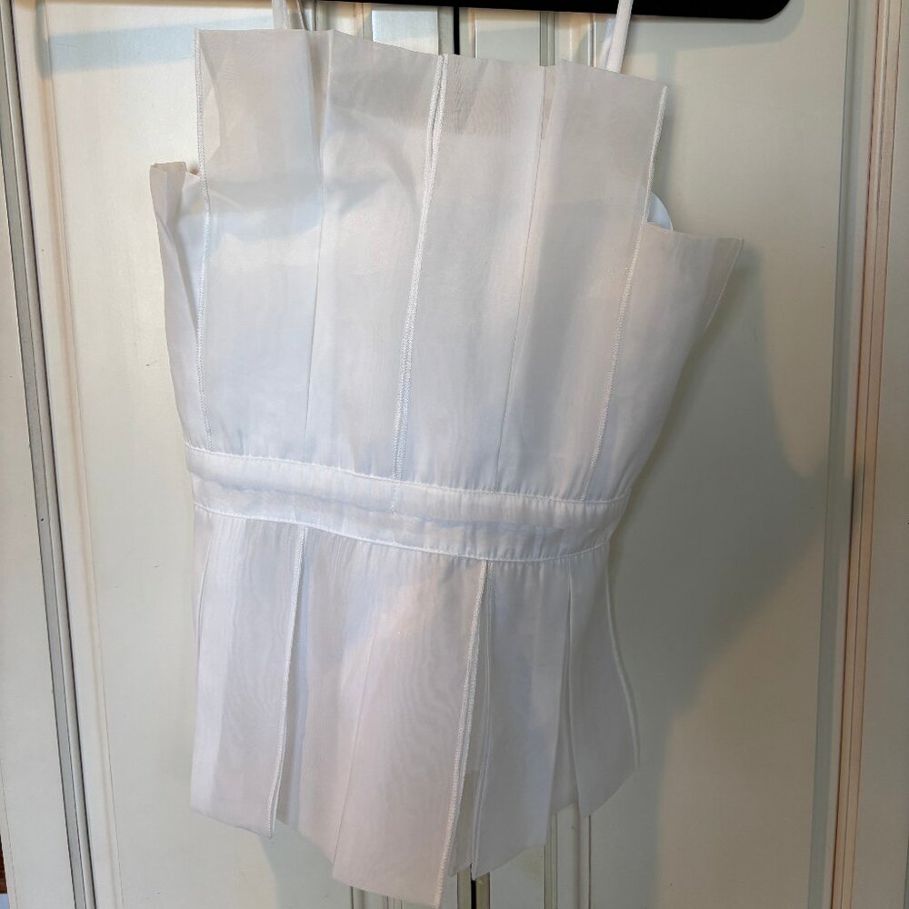 Cloud Ten Boho White Top- Size Small